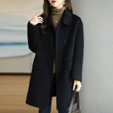 Slim Woolen Coat, Modern Cut