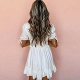 New Solid Color High Waist Dress for Women | Elegant and Versatile Style