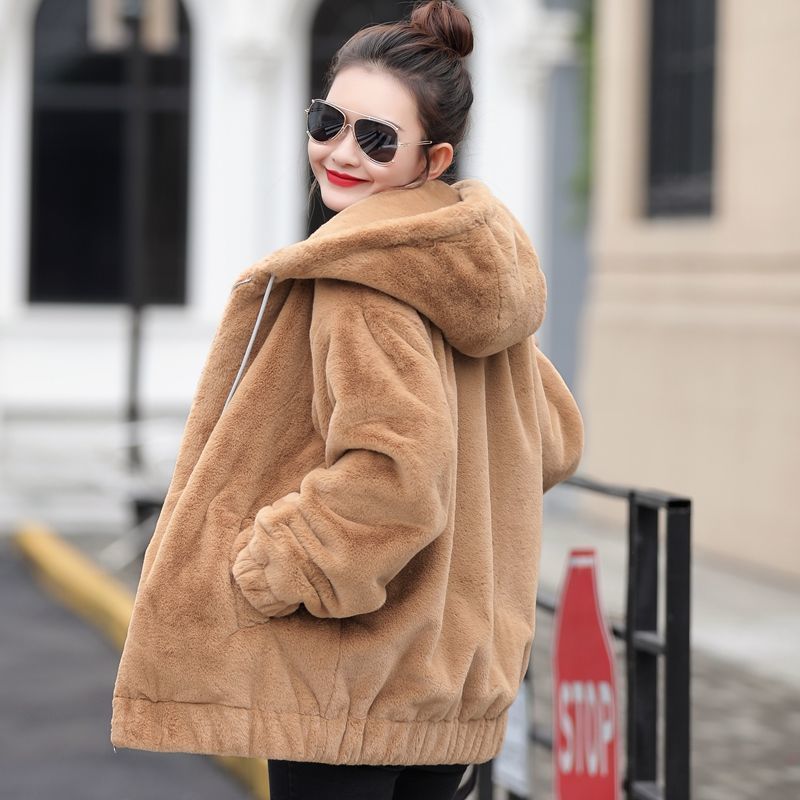 Cozy Flannel Hooded Winter Coat
