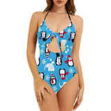 99diy Summer Mature Women One Piece Swimsuits-2XL-5