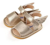 Angel wings baby sandals baby shoes baby shoes toddler-Gold-2