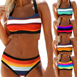 Bikini Tube Top Multicolor Swimsuit-1