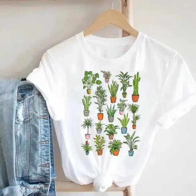 LOVEMI - Lovemi - Cactus Cartoon Sweet Lady Street Fashion Clothing