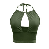 Camisole Halter Vest Women Summer Hollow Tops-9