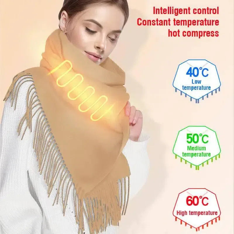 Cashmere Like Intelligent Timing Heating Scarf-3