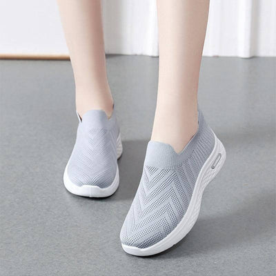 Casual Shoes Sock Slip On Flat Shoes For Women Sneakers Casual Soft Sole Walking Sports Shoe-5