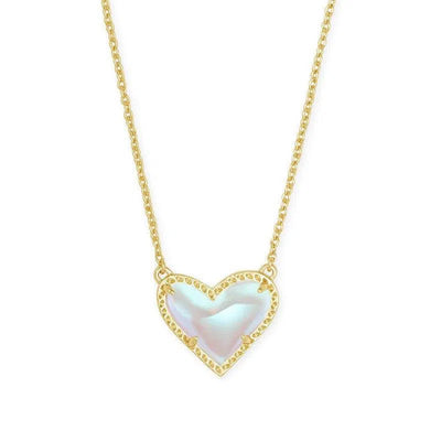 Heart-shaped Necklace Adjustable Peach Heart Natural Stone Clavicle Chain Love Necklace For Women Valentine's Day-7