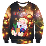 Christmas Round Neck Sweater Casual And Funny-1 Style-1