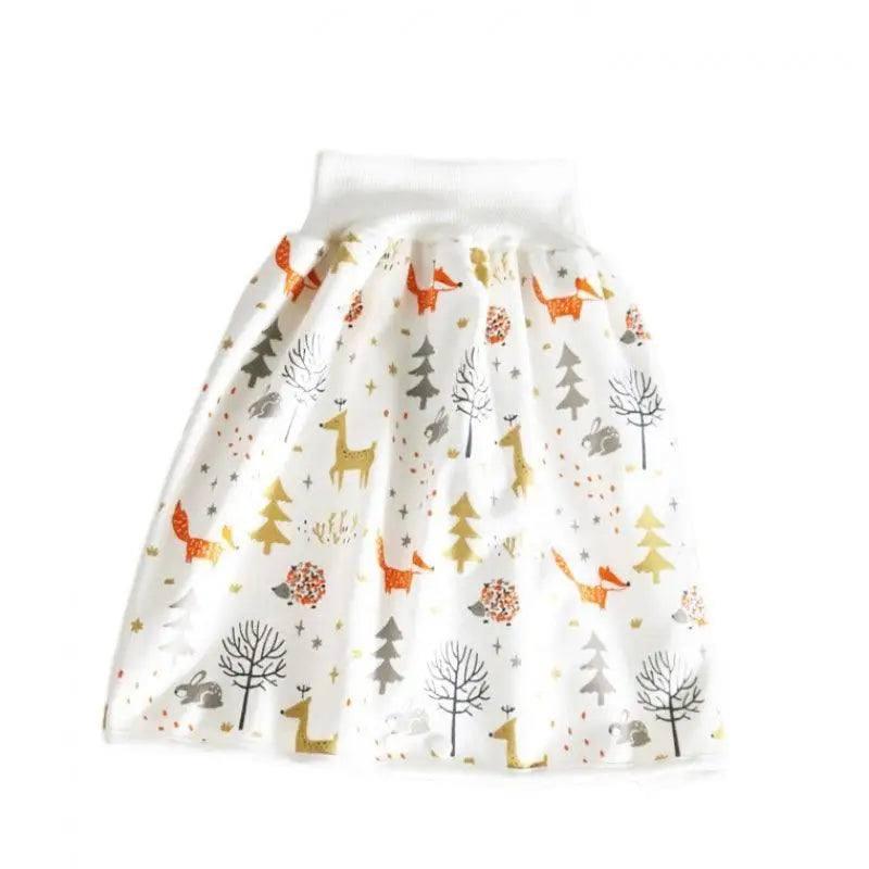 Cotton and bamboo fiber Baby diaper skirt-Forest-6