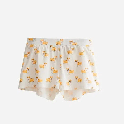 Lovemi Women's Corgi Print Shorts - Comfortable Lounge-11