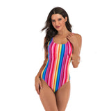 European And American One-piece Swimsuit Female Bikini-Coloredbar-4