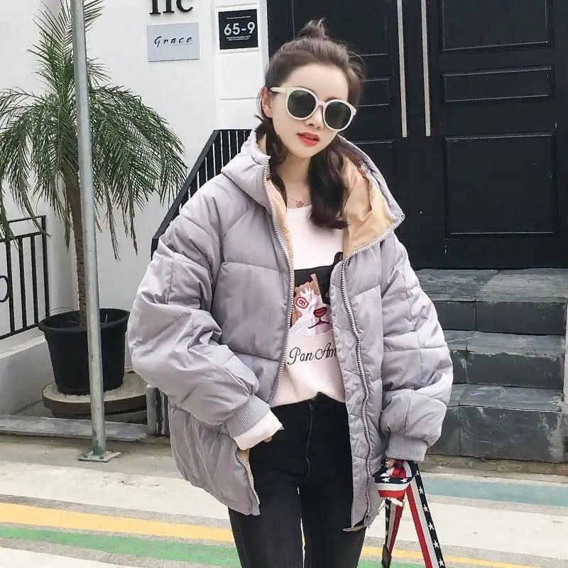 Fashion Short Cotton Coat Ladies Small Padded Jacket-6