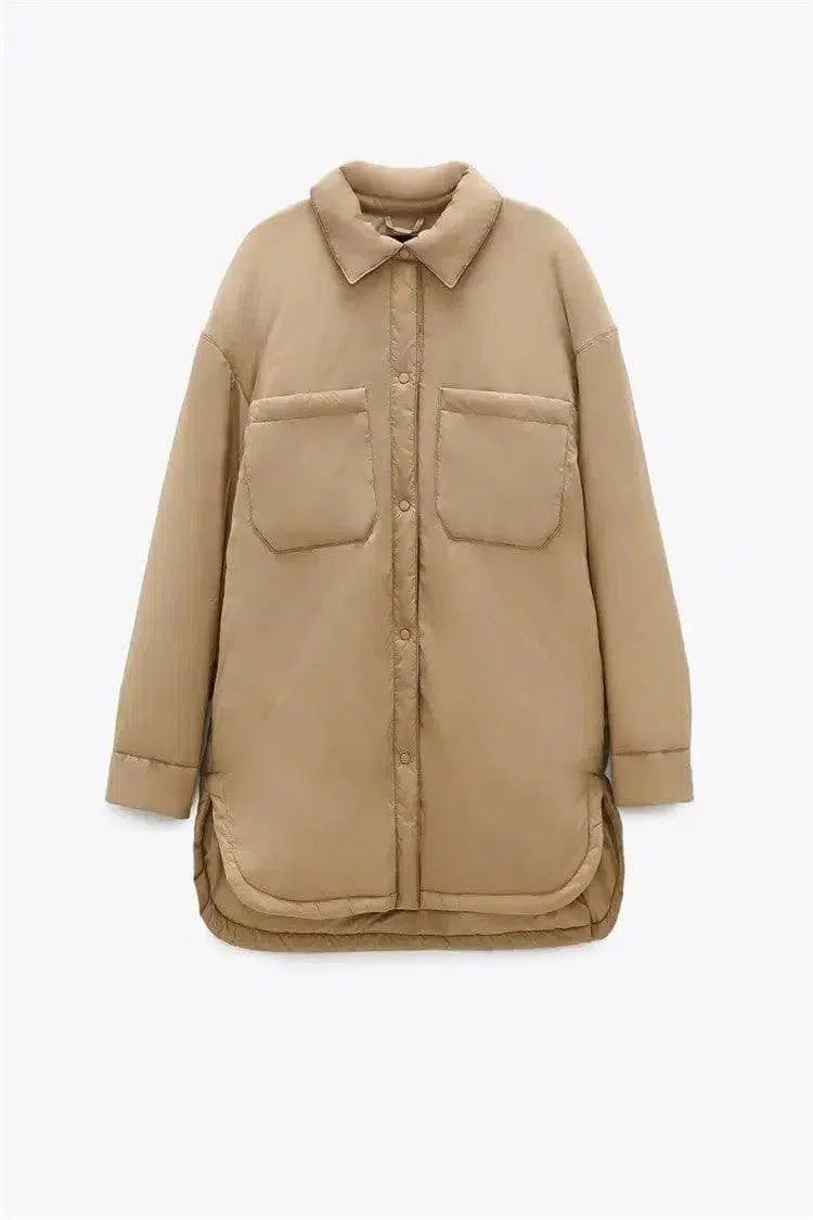 Fashionable Simple Solid Color Mid-length Top-6