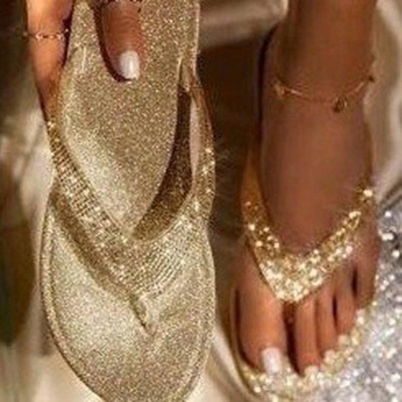 Flip Flop Slippers Slides Bling Rhinestone-2