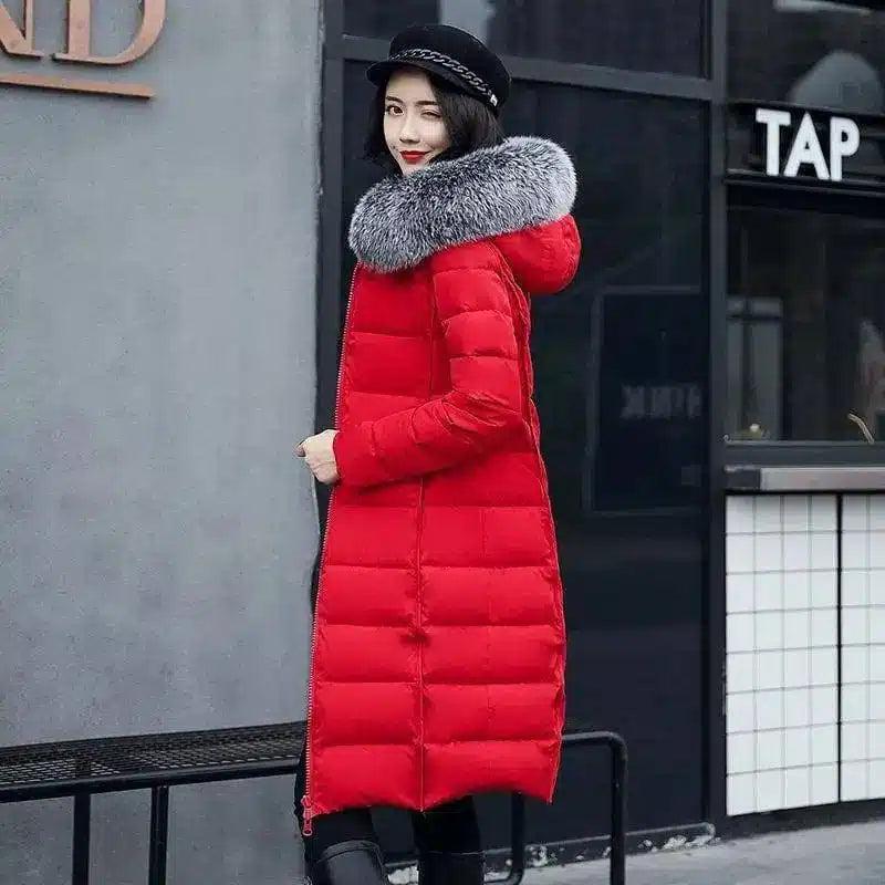 LOVEMI - Lovemi - Fur collar down jacket