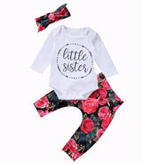 LOVEMI - Girls Autumn Clothing Set Baby Cotton Long-sleeved