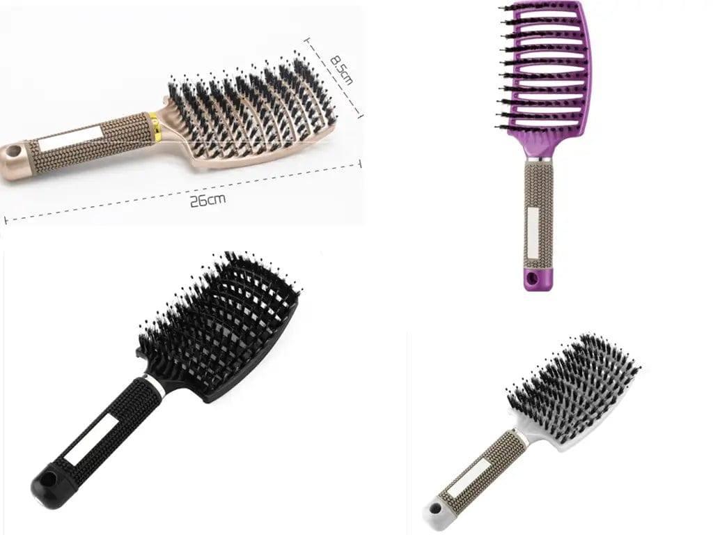 Hairbrush Anti Klit Brushy Haarborstel Women Detangler Hair-Set-20