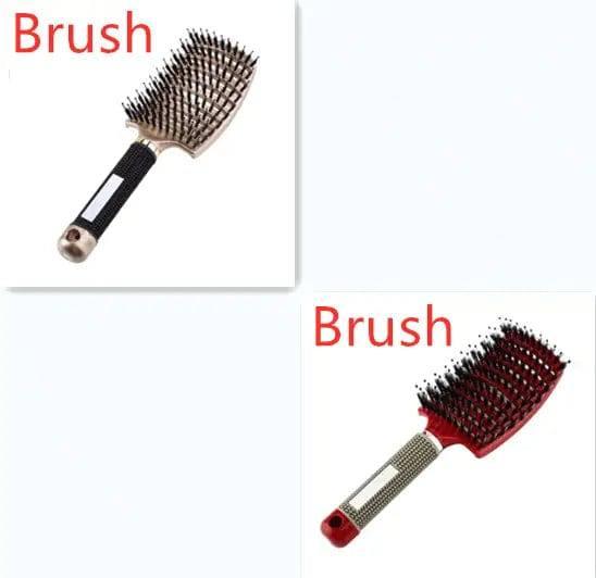 Hairbrush Anti Klit Brushy Haarborstel Women Detangler Hair-3-46