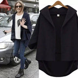 Ladies Fashion Woolen Three-quarter Sleeve Jacket-6