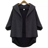 Ladies Fashion Woolen Three-quarter Sleeve Jacket-9