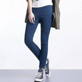 Slim-Fit Blue Jeans for Women - Stylish & Comfortable-S-4