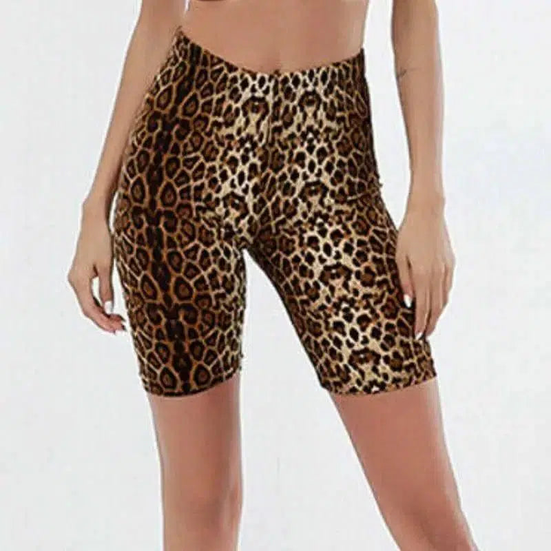 Leopard print base yoga pants-Leopard-10