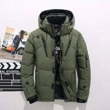 Cold proof warm youth cotton clothes-Green-2