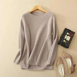 LOVEMI - Lovemi - Corn Kernel Knit Woolen Sweater Short Loose