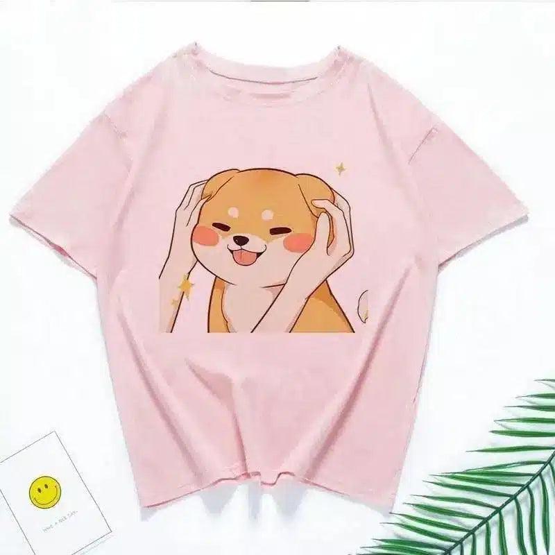 LOVEMI - Lovemi - Cute Shiba Inu print male and female couple