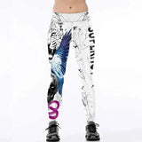 Digital printing robot leggings-Picture color-2