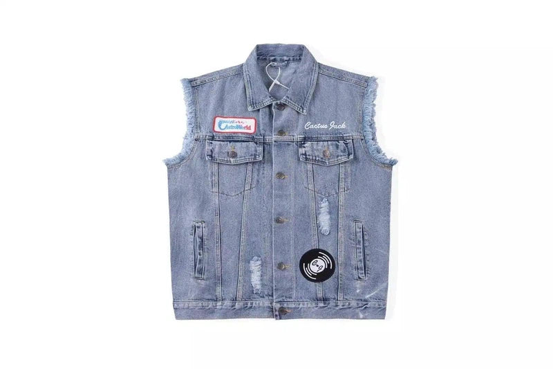 LOVEMI - Lovemi - Distressed denim jacket