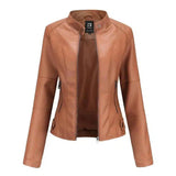 Premium European Leather Jackets for Men & Women-Brown-4