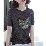 Fashion Cat Tshirt-S-1