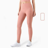 High Waist Sports Slim Fitness Yoga Pants-Pink Pastel-4