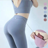 hip fitness pants Female high waist peach hip running-16-3