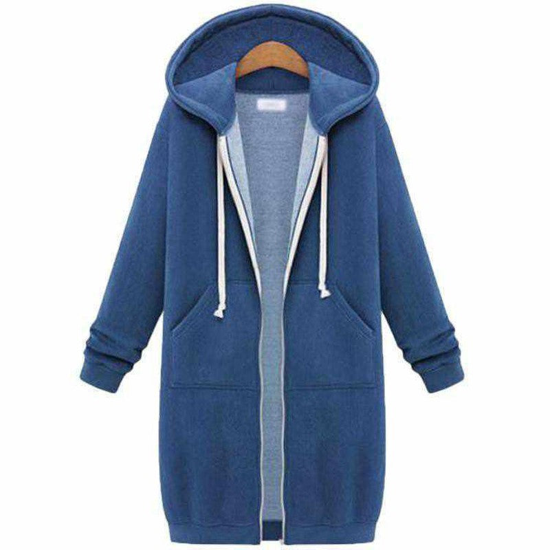 LOVEMI - Lovemi - Hooded long-sleeved winter sweater women's jacket