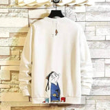 LOVEMI - Lovemi - Japanese printed youth long-sleeved sweater