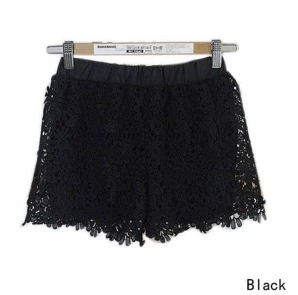 LOVEMI - Lovemi - Korean version of lace shorts skirt pants crochet