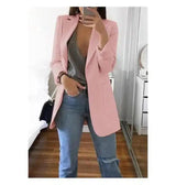 LOVEMI - Lovemi - Long sleeve solid color cardigan