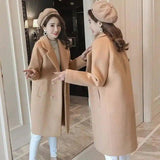 LOVEMI - Lovemi - Long woolen coat in the woolen coat