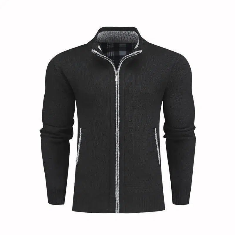 LOVEMI - Lovemi - Men Slim Sweaters Stand Collar Fit Zipper Men