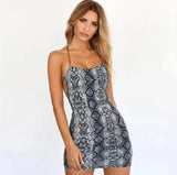 One-neck Backless Slim Snake Dress-7