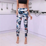 LOVEMI - Lovemi - Printed Pocket Slim Leggings Women's Sports