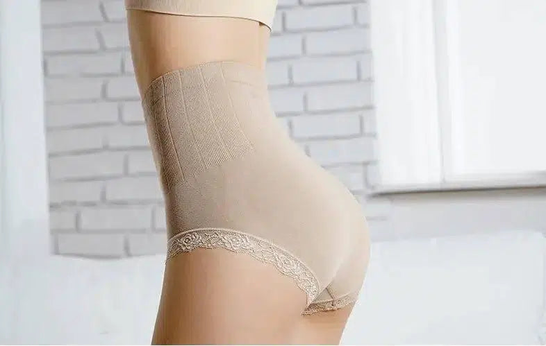 Seamless Women High Waist Slimming Tummy Control Knickers-1