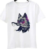 LOVEMI - Lovemi - Short-sleeved T-shirt With Colorful Animal Fashion