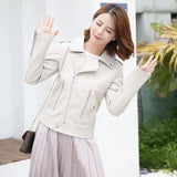 LOVEMI - Lovemi - spring and autumn new ladies leather short Korean