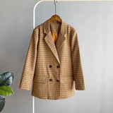 LOVEMI - Lovemi - Spring Retro Checkered Women'S Suit