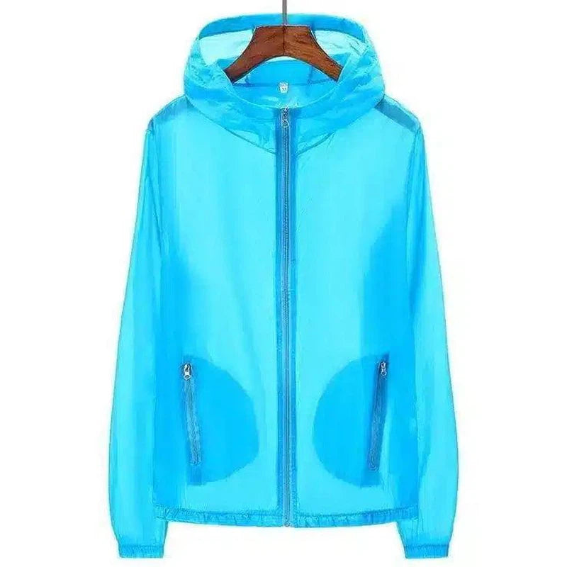 LOVEMI - Lovemi - Summer Thin Breathable Windbreaker Plus Size