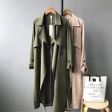 Classic Long Trench Coats for Women-1