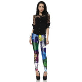 LOVEMI - Lovemi - Women's Diamond Color Stitching Leggings